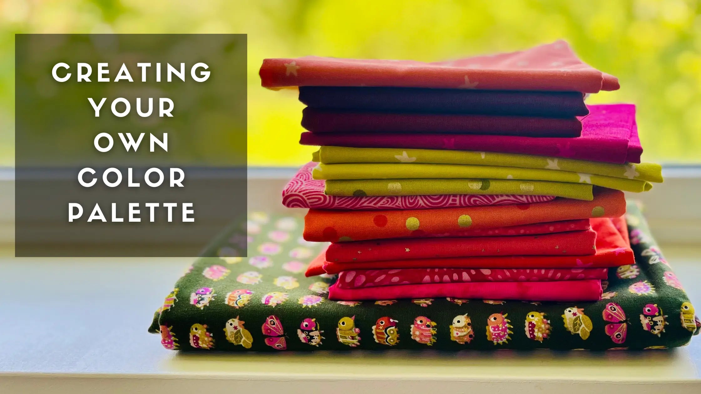 Creating your own Color Palette – BlissQuiltCo